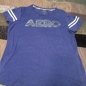 Aeropostale Sports light purple Graphic XL ladies Tee-runs small